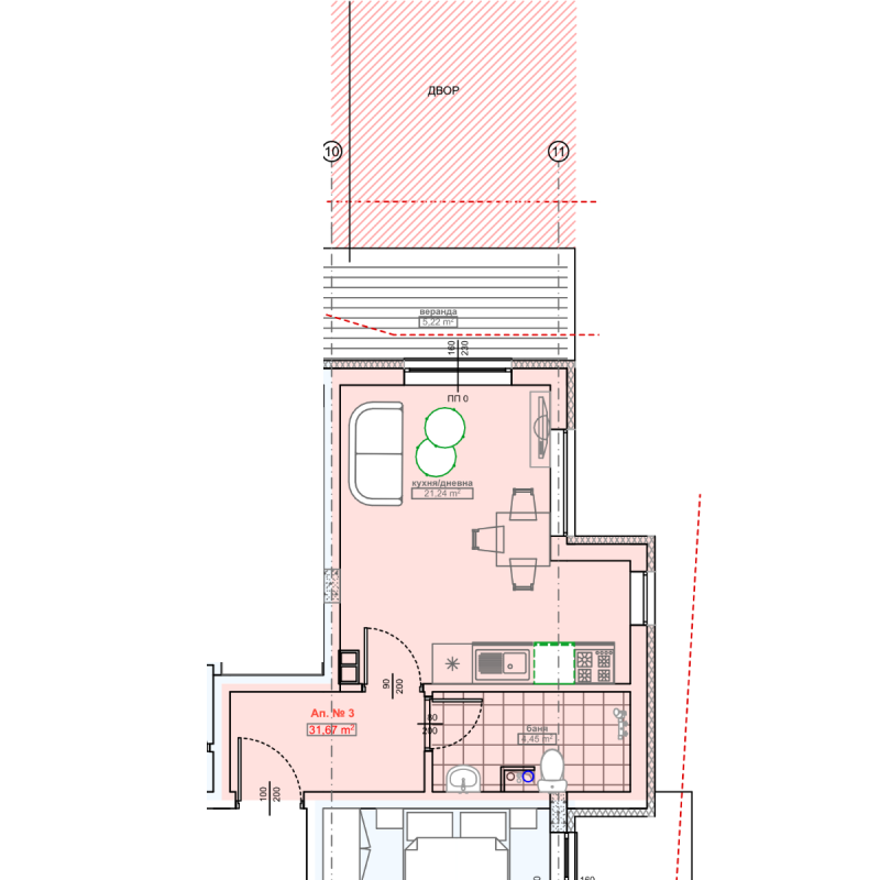 Апартамент 3, Doroteya 3
